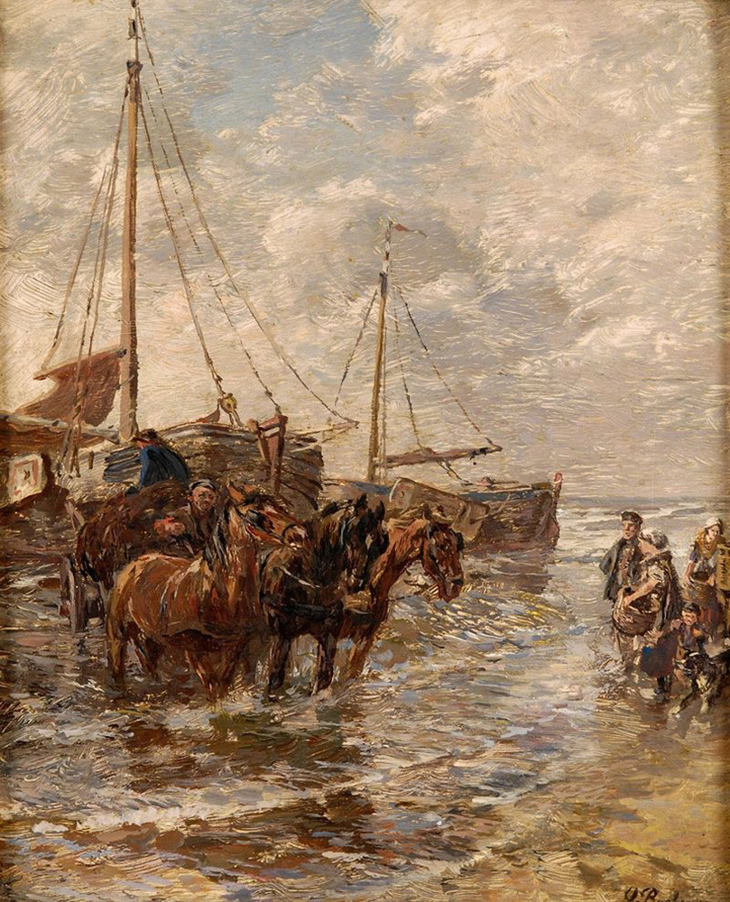 landing of fishing boats